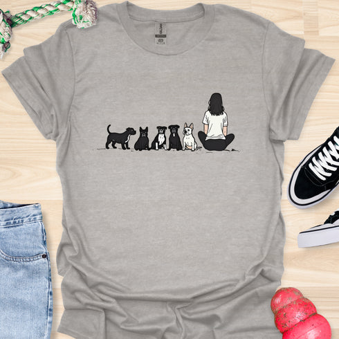 Just a girl who loves bulldogs - V2 - 3D Text T-Shirt